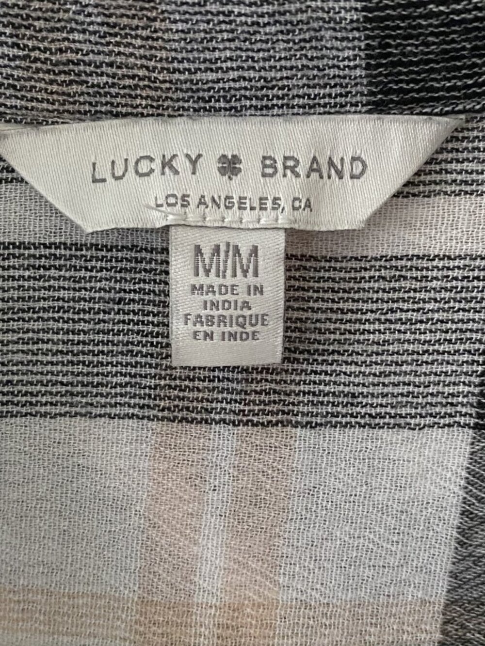 Lucky Plaid Button Down Shirt - Picture 8 of 8